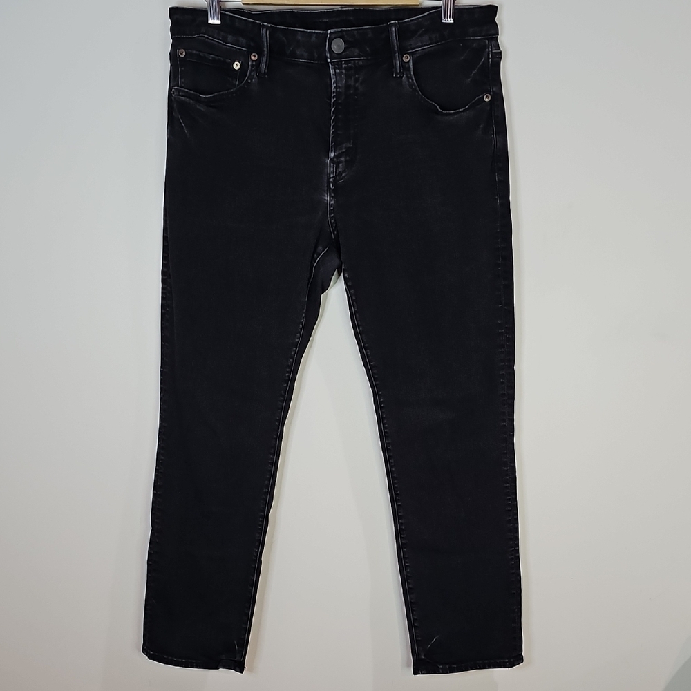 American Eagle 36x30 Slim Straight Black Jeans